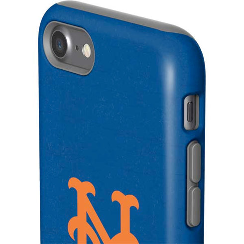 MLB New York Mets - Solid Distressed iPhone SE (2nd & 3rd Gen) Pro Case
