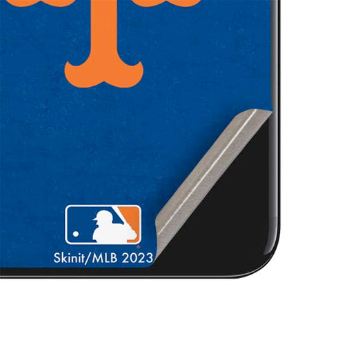 MLB New York Mets - Solid Distressed iPhone SE (2nd & 3rd Gen) Skin
