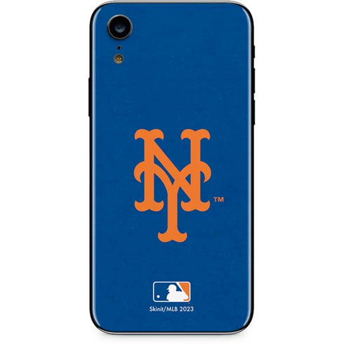 MLB New York Mets - Solid Distressed iPhone XR Skin