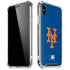 MLB New York Mets - Solid Distressed iPhone XS Max Clear Case