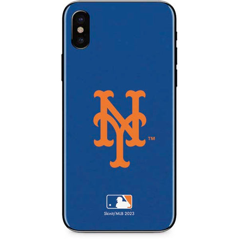 MLB New York Mets - Solid Distressed iPhone XS Max Skin