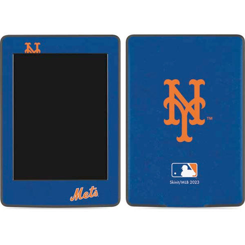 MLB New York Mets - Solid Distressed Amazon Kindle Skin