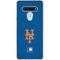 MLB New York Mets - Solid Distressed LG Stylo 6 Clear Case