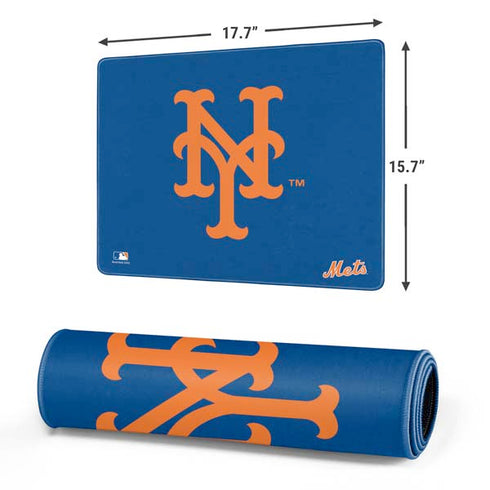 MLB New York Mets - Solid Distressed Gaming Mouse Pad