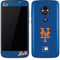 MLB New York Mets - Solid Distressed Moto E5 Play Skin
