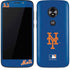 MLB New York Mets - Solid Distressed Moto E5 Play Skin