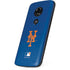 MLB New York Mets - Solid Distressed Moto E5 Play Skin