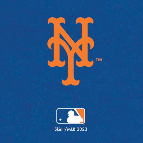MLB New York Mets - Solid Distressed Moto E5 Play Skin