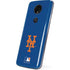 MLB New York Mets - Solid Distressed Moto E5 Plus Skin