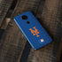 MLB New York Mets - Solid Distressed Moto E5 Plus Skin