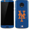 MLB New York Mets - Solid Distressed Moto G6 Skin