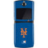 MLB New York Mets - Solid Distressed Motorola RAZR Skin