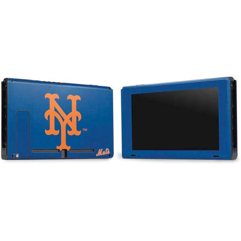 MLB New York Mets - Solid Distressed Nintendo Switch Bundle Skin