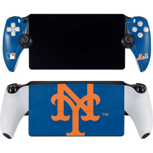MLB New York Mets - Solid Distressed PlayStation Portal Remote Player Skin