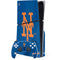 MLB New York Mets - Solid Distressed PS5 Slim Disk Bundle Skin