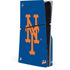 MLB New York Mets - Solid Distressed PS5 Slim Disk Console Skin