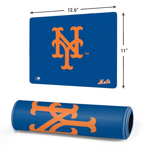 MLB New York Mets - Solid Distressed Gaming Mouse Pad