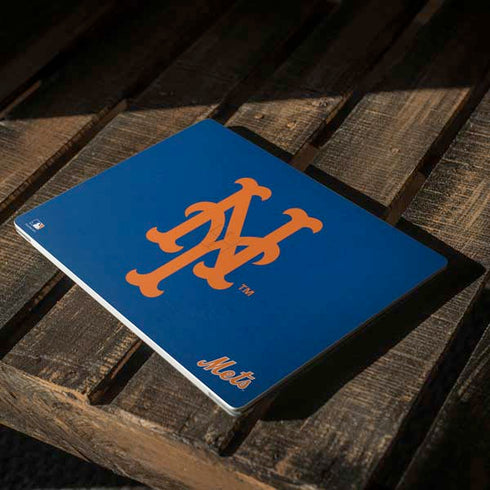 MLB New York Mets - Solid Distressed Surface Laptop 3 13.5in Skin