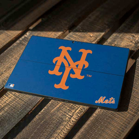 MLB New York Mets - Solid Distressed Surface Pro 6 Skin