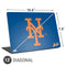 MLB New York Mets - Solid Distressed Universal Laptop 13in (10.6 x 7.6in) Skin