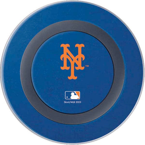 MLB New York Mets - Solid Distressed Wireless Charger Skin