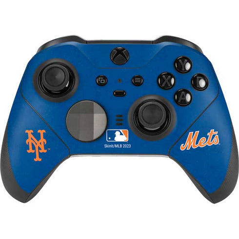 MLB New York Mets - Solid Distressed Xbox Elite Wireless Controller Series 2 Skin