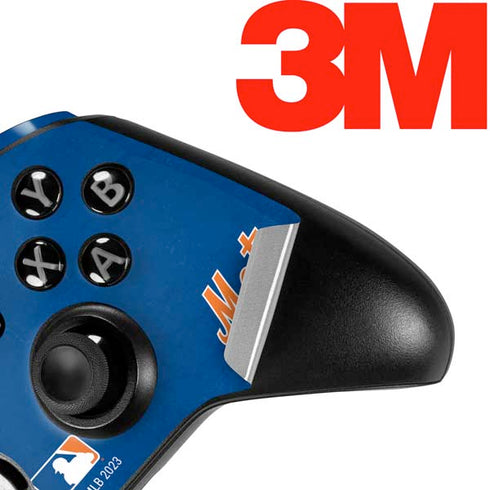 MLB New York Mets - Solid Distressed Xbox One Elite Controller Skin