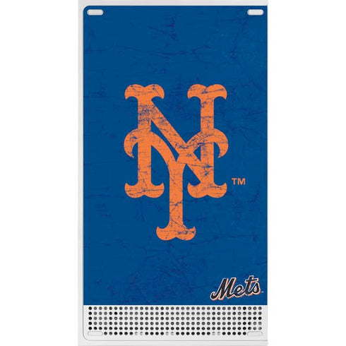 MLB New York Mets - Solid Distressed Xbox Series S Bundle Skin