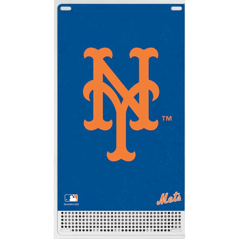 MLB New York Mets - Solid Distressed Xbox Series S Console Skin