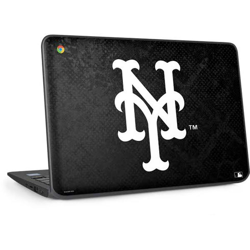 MLB New York Mets Dark Wash HP Chromebook Skin