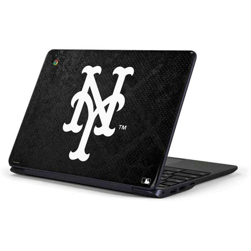 MLB New York Mets Dark Wash Samsung Chromebook Skin