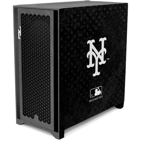 MLB New York Mets Dark Wash Corsair 4000D Tempered Glass Mid-Tower ATX Case Skin