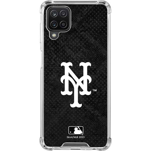 MLB New York Mets Dark Wash Galaxy A12 Clear Case