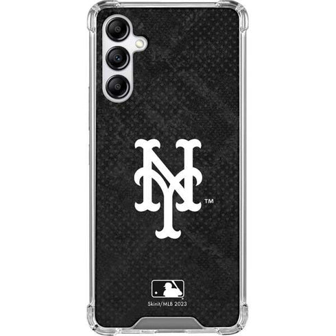 MLB New York Mets Dark Wash Galaxy A14 5G Clear Case