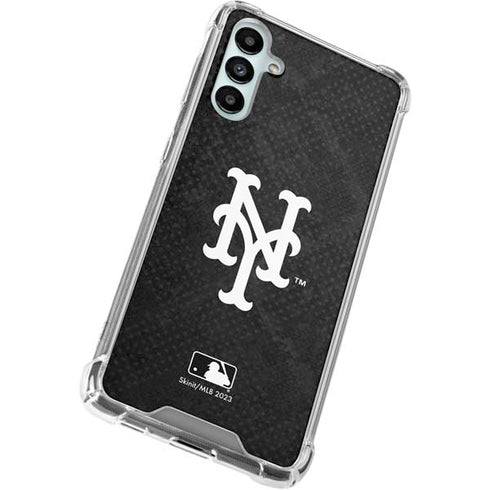 MLB New York Mets Dark Wash Galaxy A14 5G Clear Case
