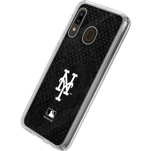 MLB New York Mets Dark Wash Galaxy A20 Clear Case