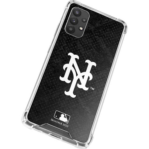 MLB New York Mets Dark Wash Galaxy A32 5G Clear Case