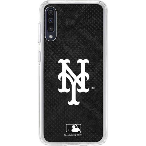 MLB New York Mets Dark Wash Galaxy A50 Clear Case