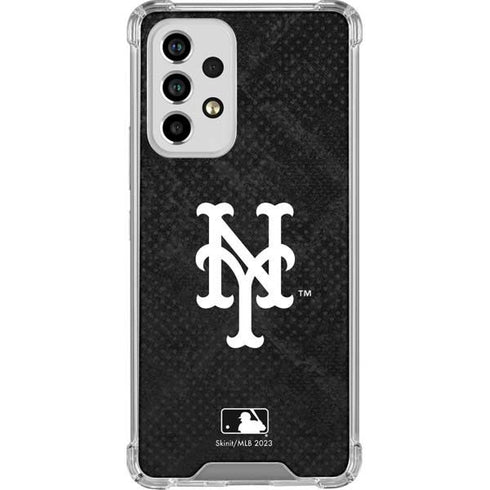 MLB New York Mets Dark Wash Galaxy A53 5G Clear Case