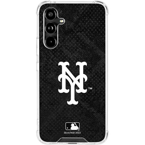 MLB New York Mets Dark Wash Galaxy A54 5G Clear Case