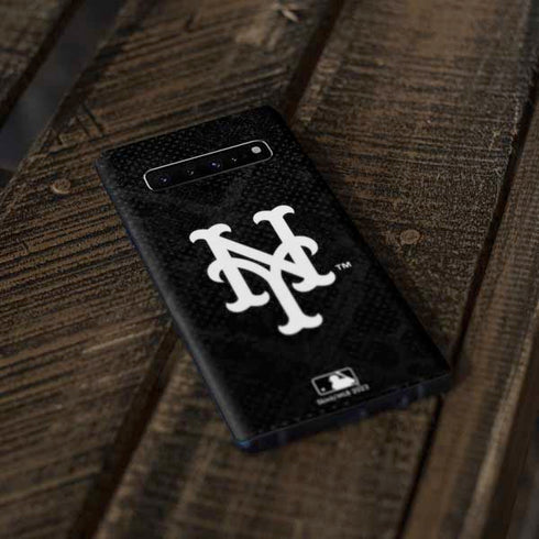 MLB New York Mets Dark Wash Galaxy S10 Plus Skin