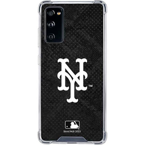 MLB New York Mets Dark Wash Galaxy S20 FE Clear Case