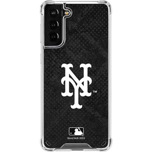 MLB New York Mets Dark Wash Galaxy S21 Plus 5G Clear Case