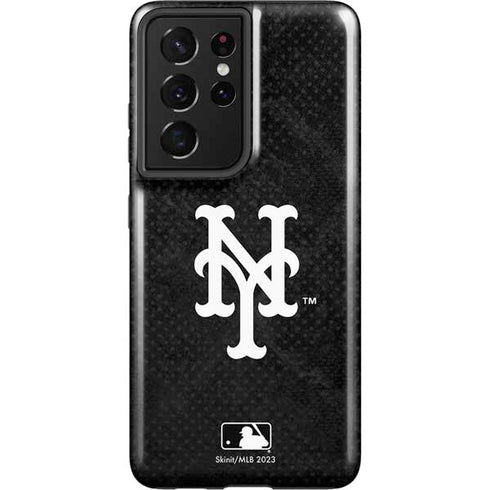 MLB New York Mets Dark Wash Galaxy S21 Ultra 5G Pro Case
