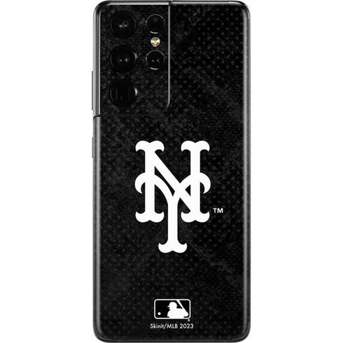 MLB New York Mets Dark Wash Galaxy S21 Ultra 5G Skin