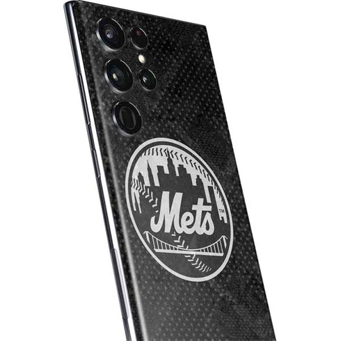 MLB New York Mets Dark Wash Galaxy S22 Ultra Skin