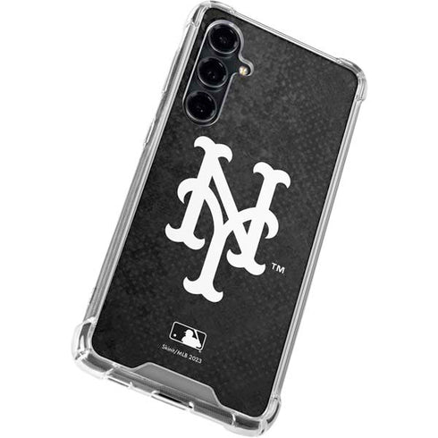 MLB New York Mets Dark Wash Galaxy S23 FE Clear Case