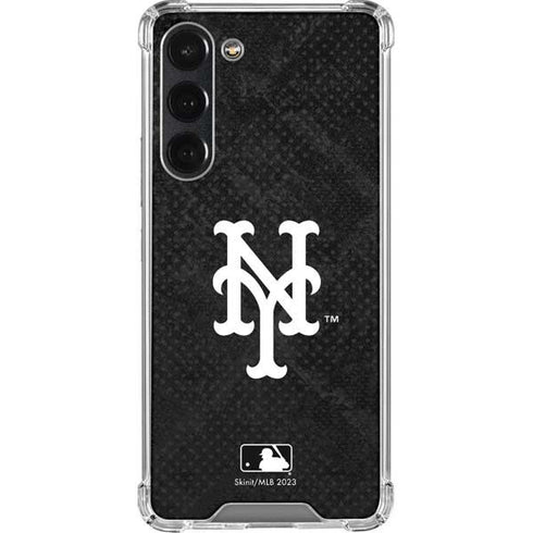MLB New York Mets Dark Wash Galaxy S23 Plus Clear Case