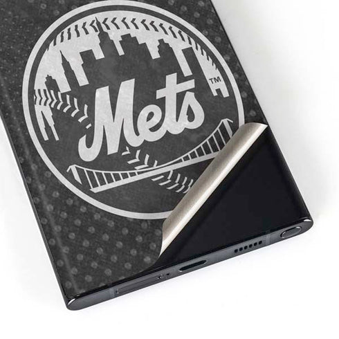 MLB New York Mets Dark Wash Galaxy S23 Ultra Skin