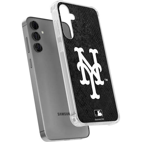MLB New York Mets Dark Wash Galaxy S24 Plus Clear Case